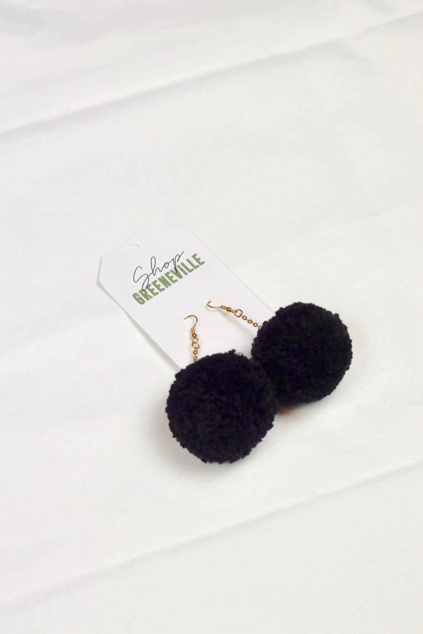 Game-day Pom earrings