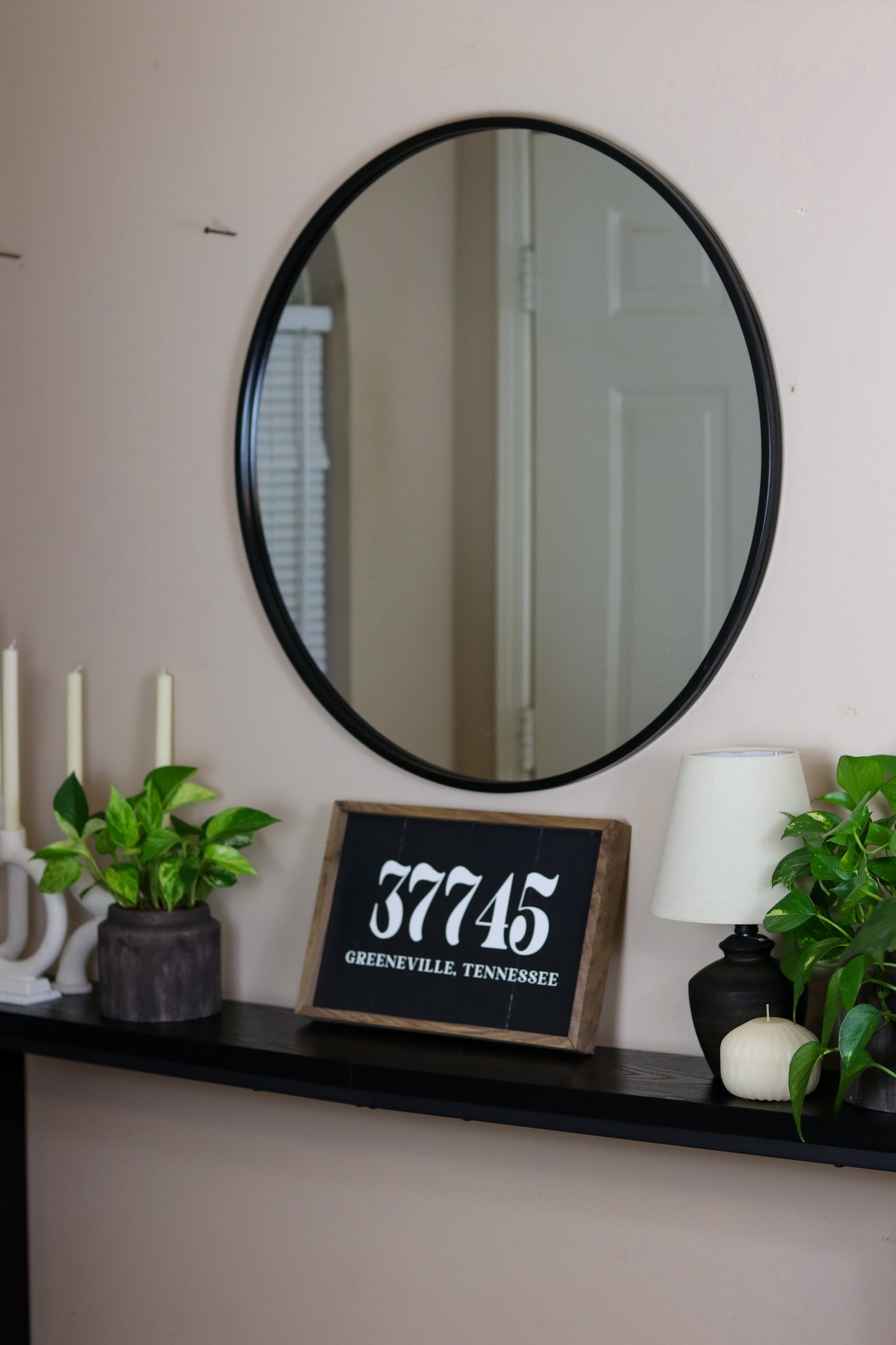 Zip code sign
