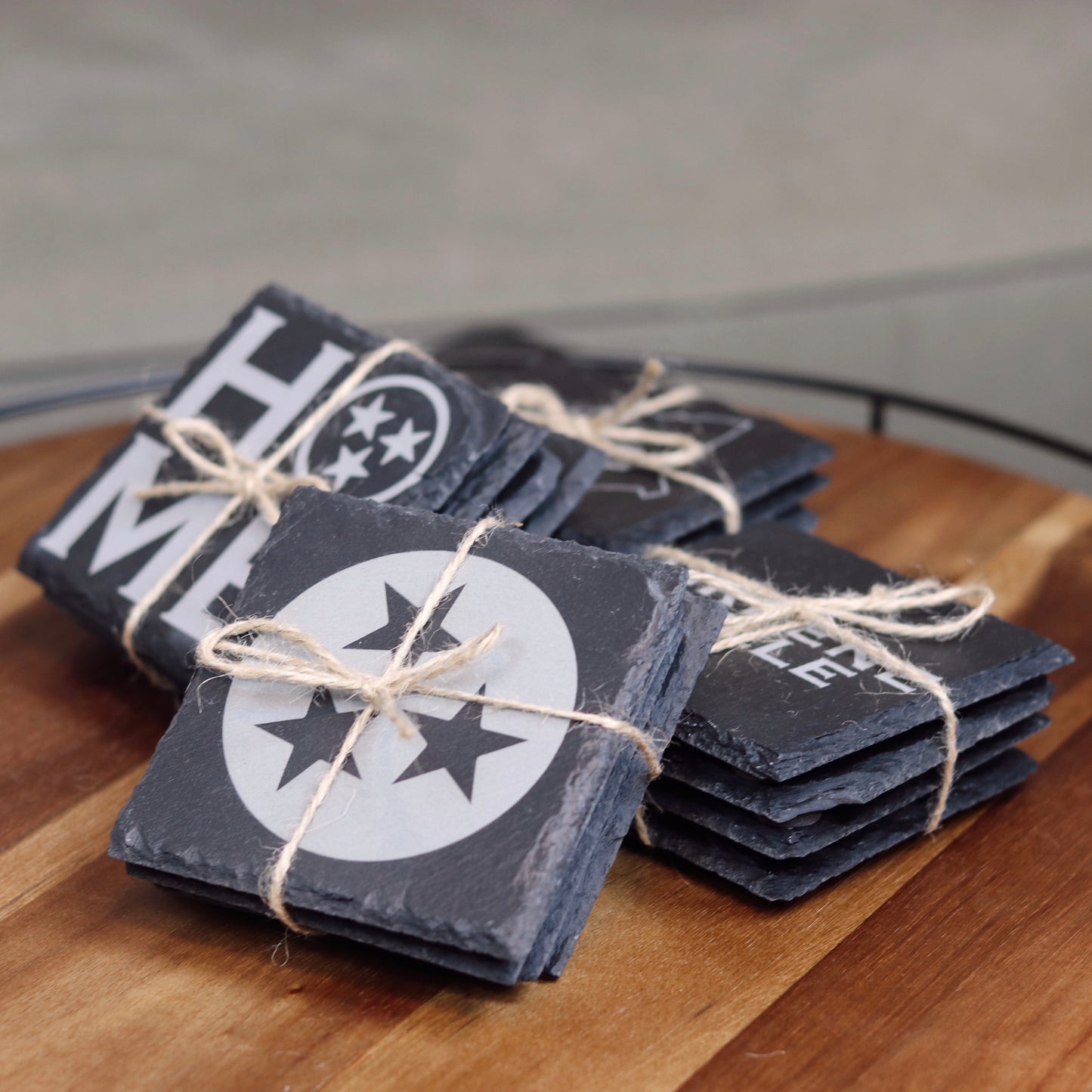 Greene Slate coasters