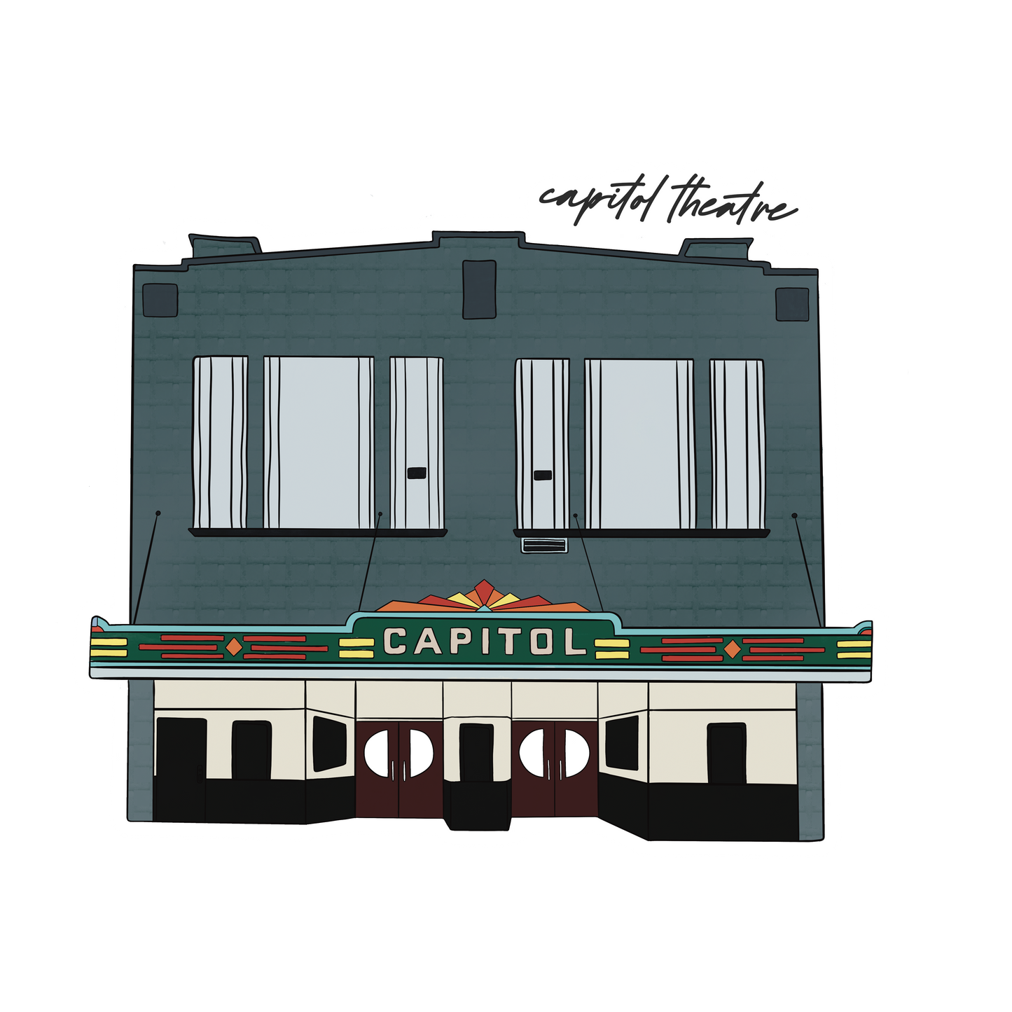 Capitol Theatre Sticker