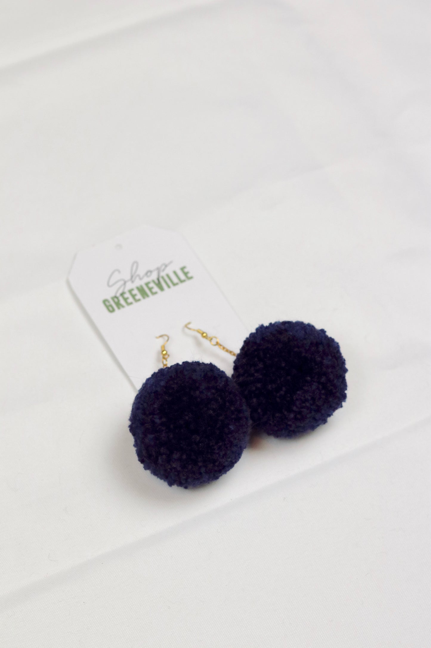 Game-day Pom earrings