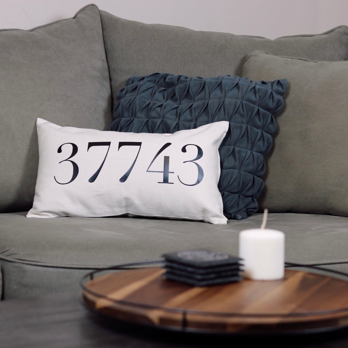 Zip code pillow